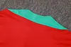 Joyfball 2024/2025 Portugal Half-Pull Training Suit Red Football Shirt