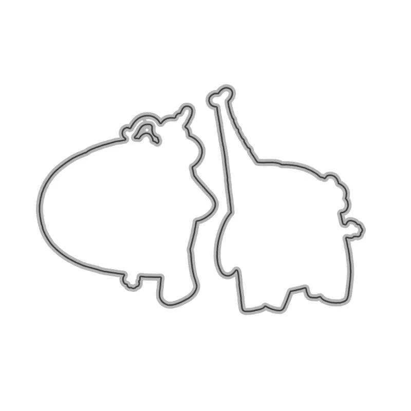 Friends Hugs Comfort Stamps Cutting Dies Templates for DIY Scrapbooking Album Transparent Silicone Decorative Stamps