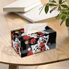 Wooden Colorful Pattern 5D Diamond Painting Tissue Holder Diamond Art Tissue Box