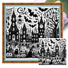 (Multi-Style) Halloween House-11CT Stamped Cross Stitch 50*50cm/19.69*19.69in