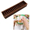 Wooden Bobbin Set with Animal Shapes for DIY Sewing Storage Tool (Cat)