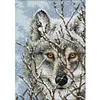 Stamped Cross Stitch-Wolf ( 21 x 30cm)