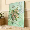 A Bouquet of Flowers DIY Pearl Painting Kit with Frame 30x40cm Pearl Gem Paintings Picture Arts Craft for Adults Beginners Gift Home Wall Decor