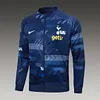 2024/2025 Tottenham Long Zipped Jacket Royal Blue Football Shirt 1:1 Thai Quality