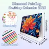 2026 DIY Special Shape Desktop Diamond Standing Calendar for Bedroom Living Room