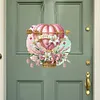(US Local)Acrylic Special Shape Lily Hot Air Balloon Double Sided Effect DIY Diamond Painting Hanging Pendant