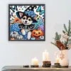 Diamond Painting-DIY Crystal Rhinestone Halloween Cats Dogs(40*40CM）