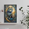 Diamond Painting-DIY Full Round Drill Black Wolf(40*60CM)