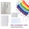 Diamond Painting Storage Book Clear Loose Leaf Self Sealing Plastic Bags