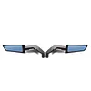 2Pcs/Pair Motorcycle Mirrors Universal 10mm 8mm Wind Wing Side Rearview Mirrors