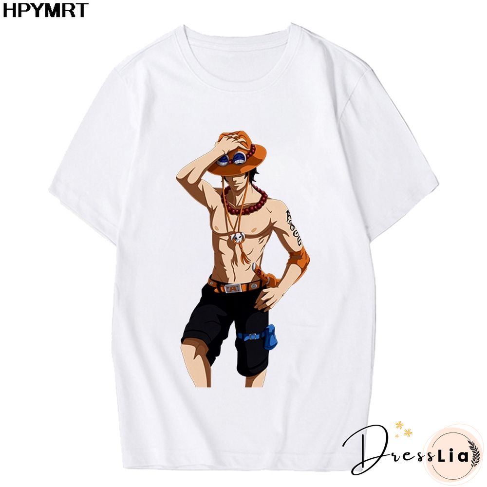 Anime Tshirt Women T Shirt One Piece Zoro Japanese Harajuku T-shirt Hipster Tees Harajuku Streewear Fashion Tops Female Clothing
