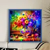 Flowers on the Table - 11CT Stamped Cross Stitch - 45*45cm