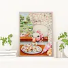 >SALE<5D DIY Diamond Painting Kits Full Round Drill Pink Goose Mosaic (NH2036)