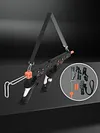 VR Gun Stock Compatible for Meta Quest 3S/3 Accessories VR Controller Stock Rifle Adapter with Shoulder Strap Enhance Real Feeling and Stability
