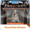Dog Seat Cover Car Seat Cover for Pets 100%Waterproof Pet Seat Cover Hammock 600D Heavy Duty Scratch Proof Nonslip Durable Soft Pet Back Seat Covers