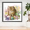 >SALE<DIY Partial Special Shaped Drill Diamond Painting Cat in The Nest 30x30cm