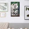 Tigers - 9CT Full Beaded Cross Stitch Kit(35x58cm)