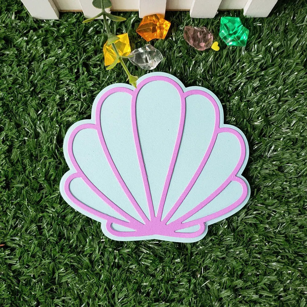 New Fan-shaped Sea Shell Metal Cutting Dies Decorative Scrapbooking Steel Craft Die Cut Embossing Paper Cards Stencils