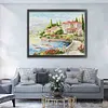 (US Local)Lake Como-11CT Stamped Cross Stitch Kit(66x55cm)