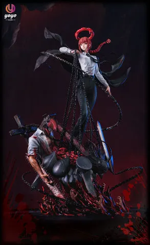 yoyo studio makima マキマ　高品質フィギュア YoYo Studio Chainsaw Man Makima Resin Statue In Stock 1/6 Scale
