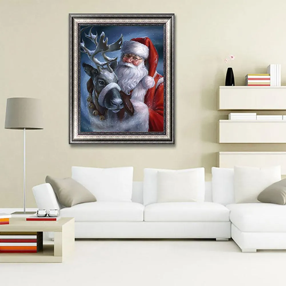 Diamond Painting - Full Round Drill - Santa Claus