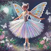 (US Local)4Pack Girl-Special Shaped Diamond Painting Kit(30x30cm)
