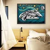 (Big Size)Star Wars Mechanical Spaceship - 11CT Stamped Cross Stitch - 60*45cm