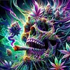 Diamond Painting -DIY Full Round Drill Skull(40*40 CM)