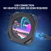 2.1 Inch IPS Round Water-Cooled Sub-Screen PCBA Module Module USB Sub-Screen Chassis Sub-Screen Computer Monitoring