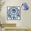 Dreamcatcher Wolf-Partial Special Shaped Diamond Painting 30*30CM