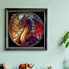 (Stamped/Counted) Dragon - 11CT Cross Stitch 40*40cm/15.75*15.75in