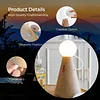 Bedroom Bedside Table Lamp Doll Lamp, Wireless Battery Powered Lamp USB-C Charging Port Bedside Lamp Wood Color Accent, Nightstand Entry Living Room Kids Home Office Small Lamp