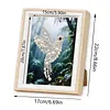 Framed Hummingbird-Pearls Painting Kit DIY Diamond Painting Pearl Dot Crafts 17*22CM