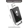 BT5.4 2-in-1 Wireless CarPlay Android Auto Adapter for iPhone iOS 10+/Android11+