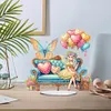 Acrylic Special Shape Flower Hourglass Table Top Diamond Painting Ornament Kits