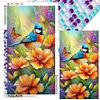 (US Local)Flower Bird 5D DIY Full Round Drill Big Size Diamond Painting  Kit Art Home Decor 40x70cm