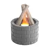 Bonfire Humidifier Large Fog 3D Simulation Flame Humidifier Ultrasonic Essential Oil Aromatherapy Humidifier