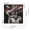 Elegant Lady In Top Hat - Partial Special Shaped Diamond Painting 30*30cm