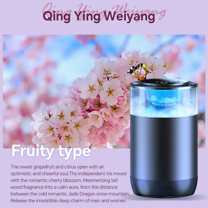 Cloud mist landscape aromatherapy car perfume lasting fragrance cloud mist car fragrance automatic start and stop spray aromatherapy