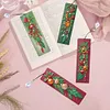 (US Local)Christmas Tree A5 Size Diamond Painting Notebook Set with 4Pcs Bookmark Gift