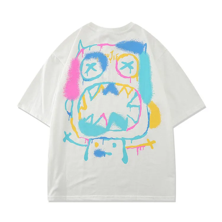 Men 'S T-shirt Printed Personalized Men 'S And Women 'S Hip Hop Short Sleeve T-shirt