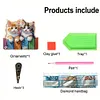 (US Local)Cat 3 Hooks Diamond Painting Hook Rail Diamond Art Hanging Hooks Kit
