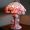 20-calowa lampa stołowa witrażowa z kolekcji botanicznej (OSTATNI DZIEŃ)