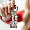(US Local)PET Double Sided Special Shaped Easter Alphabet DIY Diamond Painting Keychain