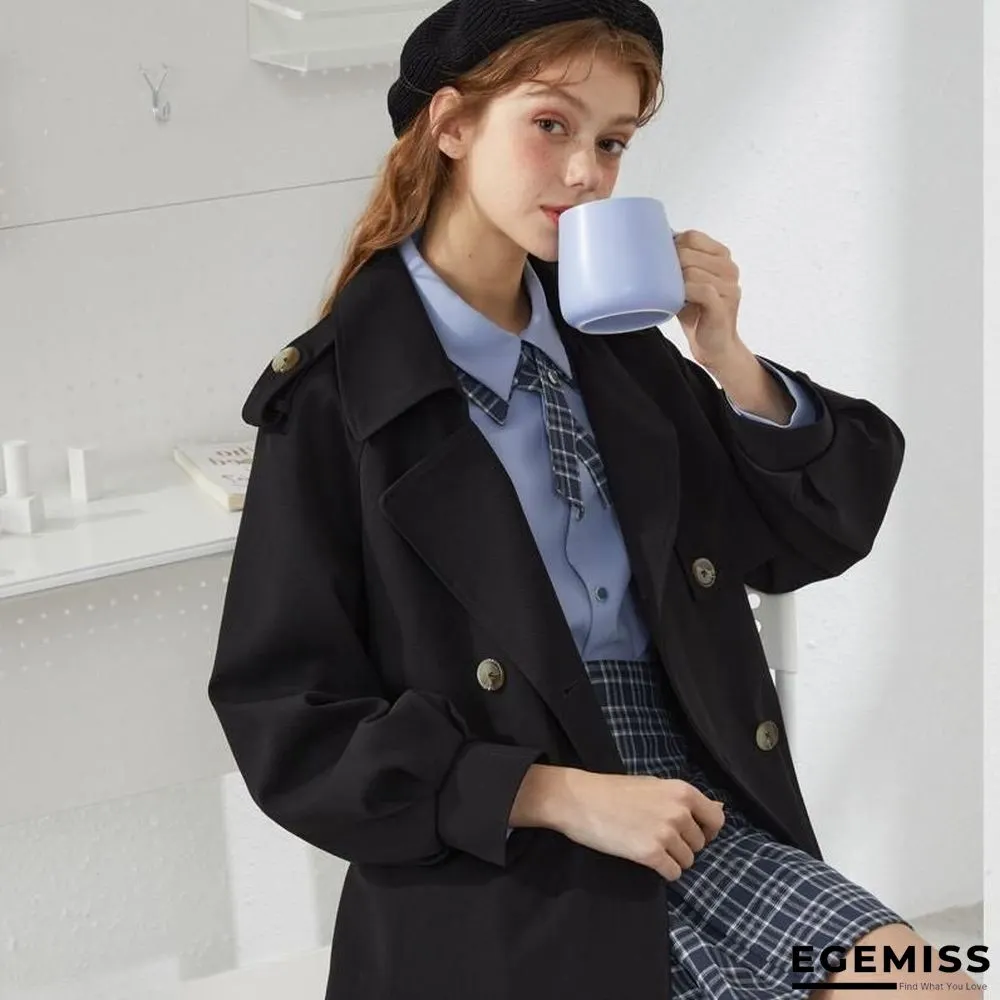 Coat Women's Long Temperament Flowing Coat | EGEMISS