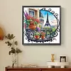 The Gardens Of The Eiffel Tower-Partial Special Shaped Diamond Painting 30*30CM