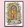 Summer Gate-14CT Stamped Cross Stitch Kit(29*37cm)