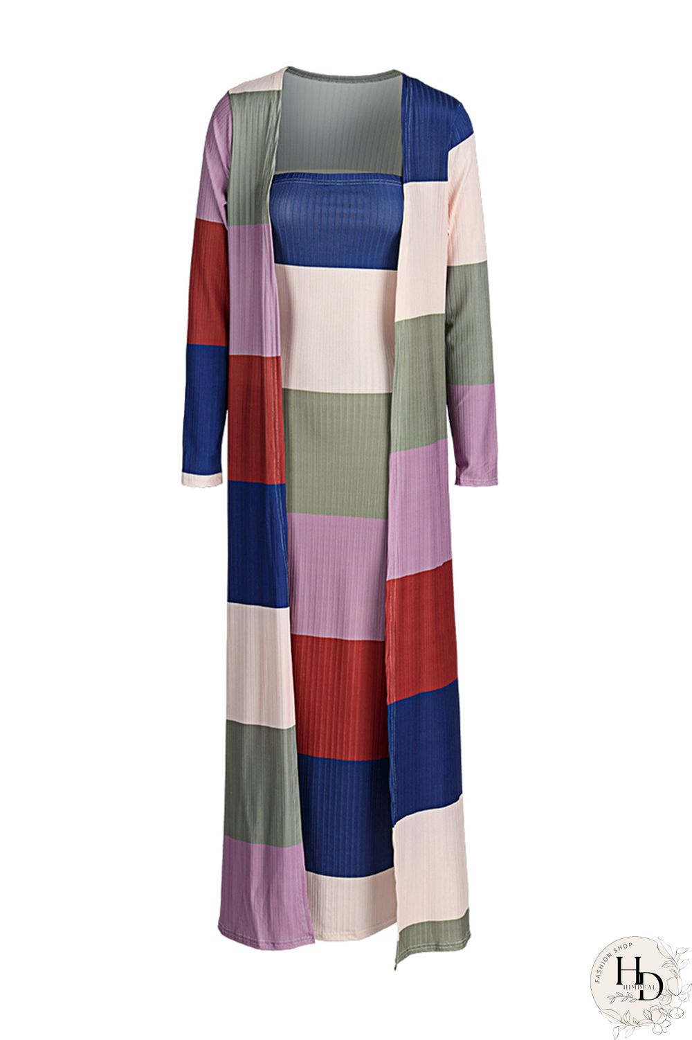 Blue Fashion Casual Patchwork Basic Long Sleeve Two Pieces