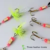 10pcs Boxed Metal Spoon Spinner Fishing Lure Fishing Wobblers Artificial Bait(A)