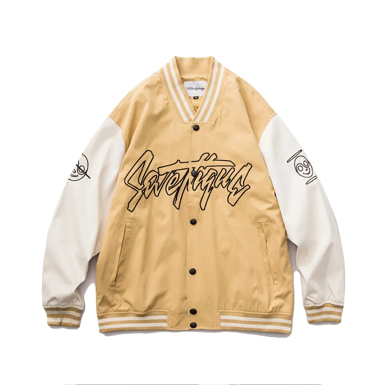 Letterman Jacket Outfit Senior Jackets Varsity Baseball Coat Printing Stylish Hee Baseball Jacket